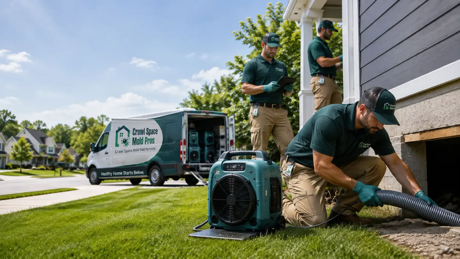 Crawl Space Mold Removal in Palatine, IL